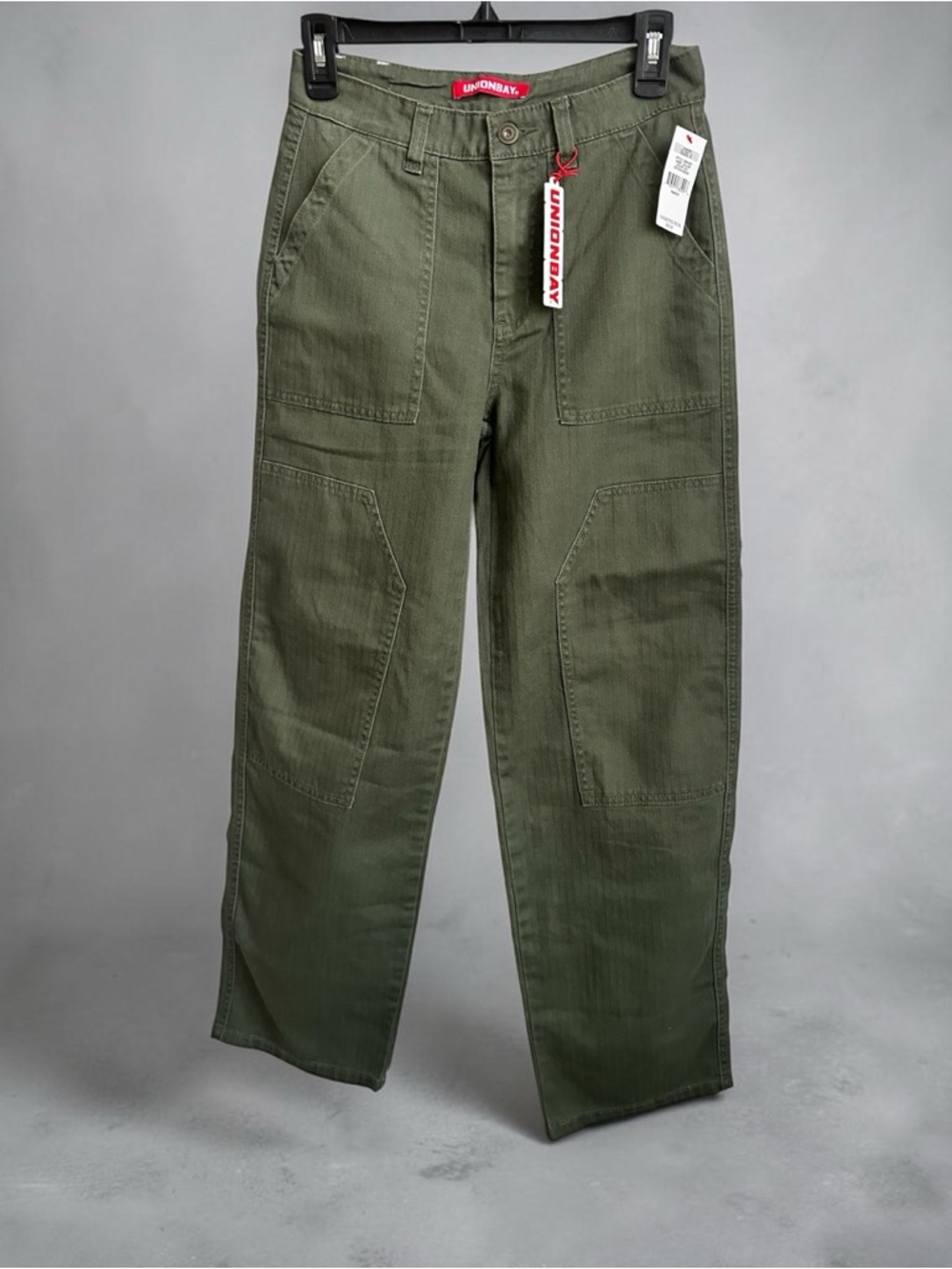 Vintage Unionbay Cargo Pants NWT Women’s Size 0 Olive Green Y2K Gorpcore Utility